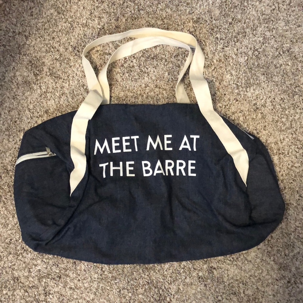 Meet me at the Bare small gym bag